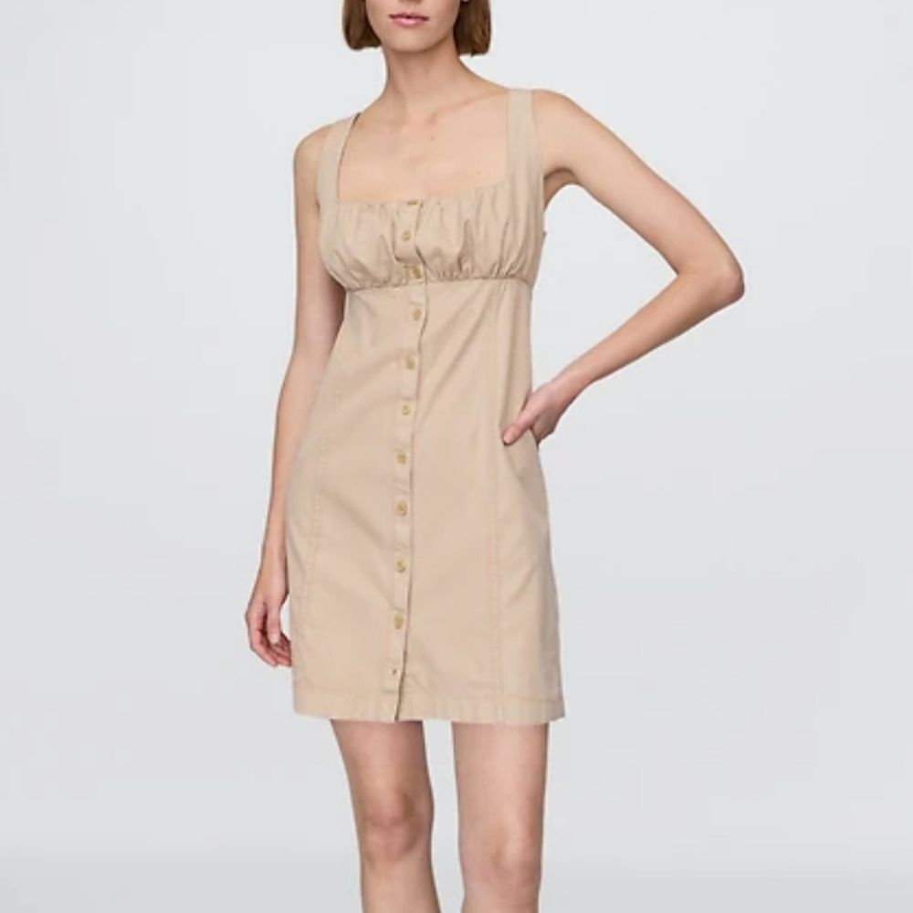GAP Black and Tan Black Sleeveless Button-Front Dress Bundle XSP - Picture 3 of 7